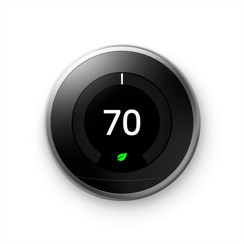 Google Nest app control allows temperature adjustments from anywhere.