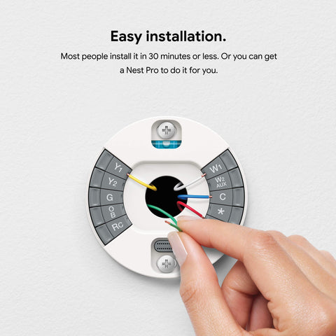 Home/Away Assist helps save energy when no one is home.