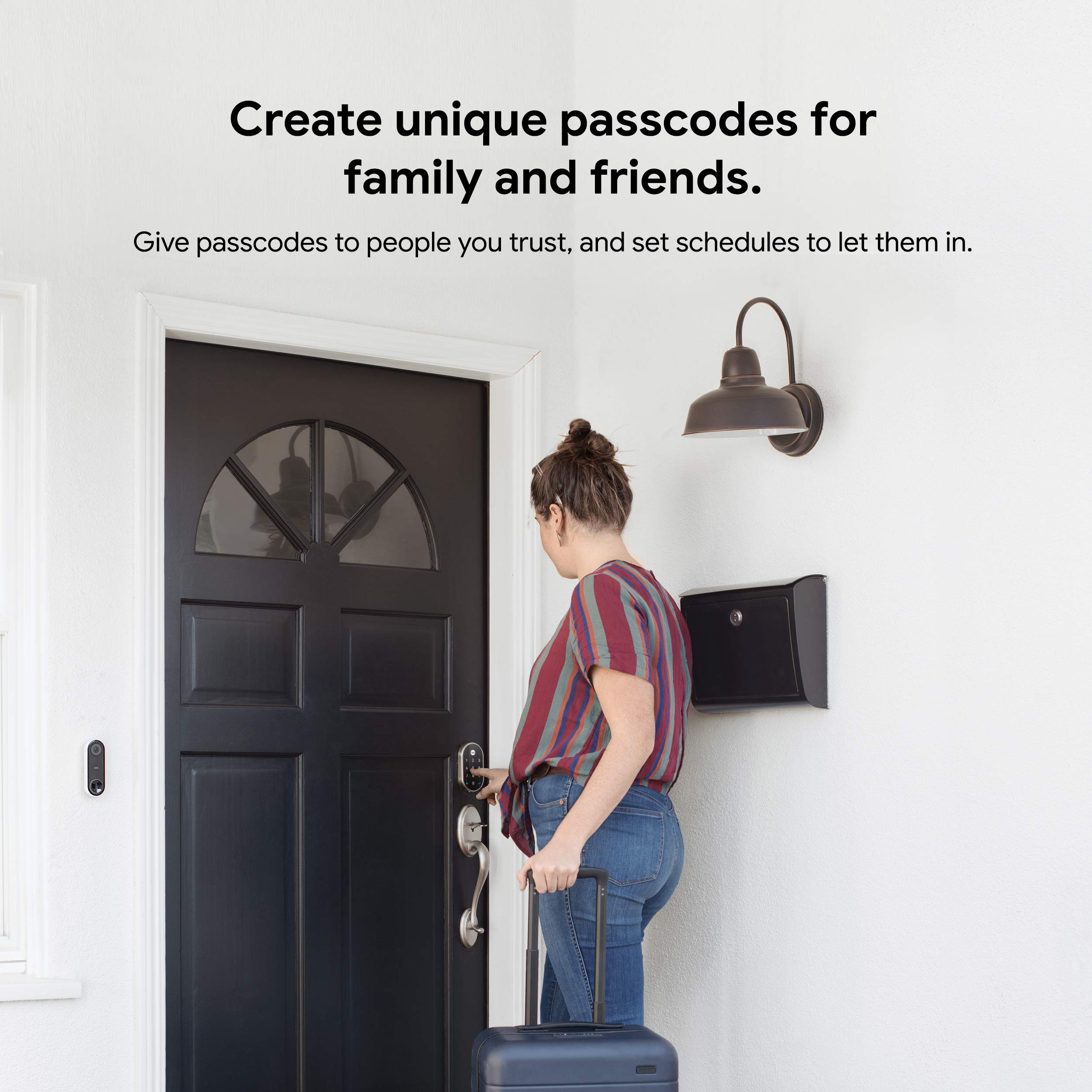 Privacy Mode disables keypad to prevent unwanted entry.