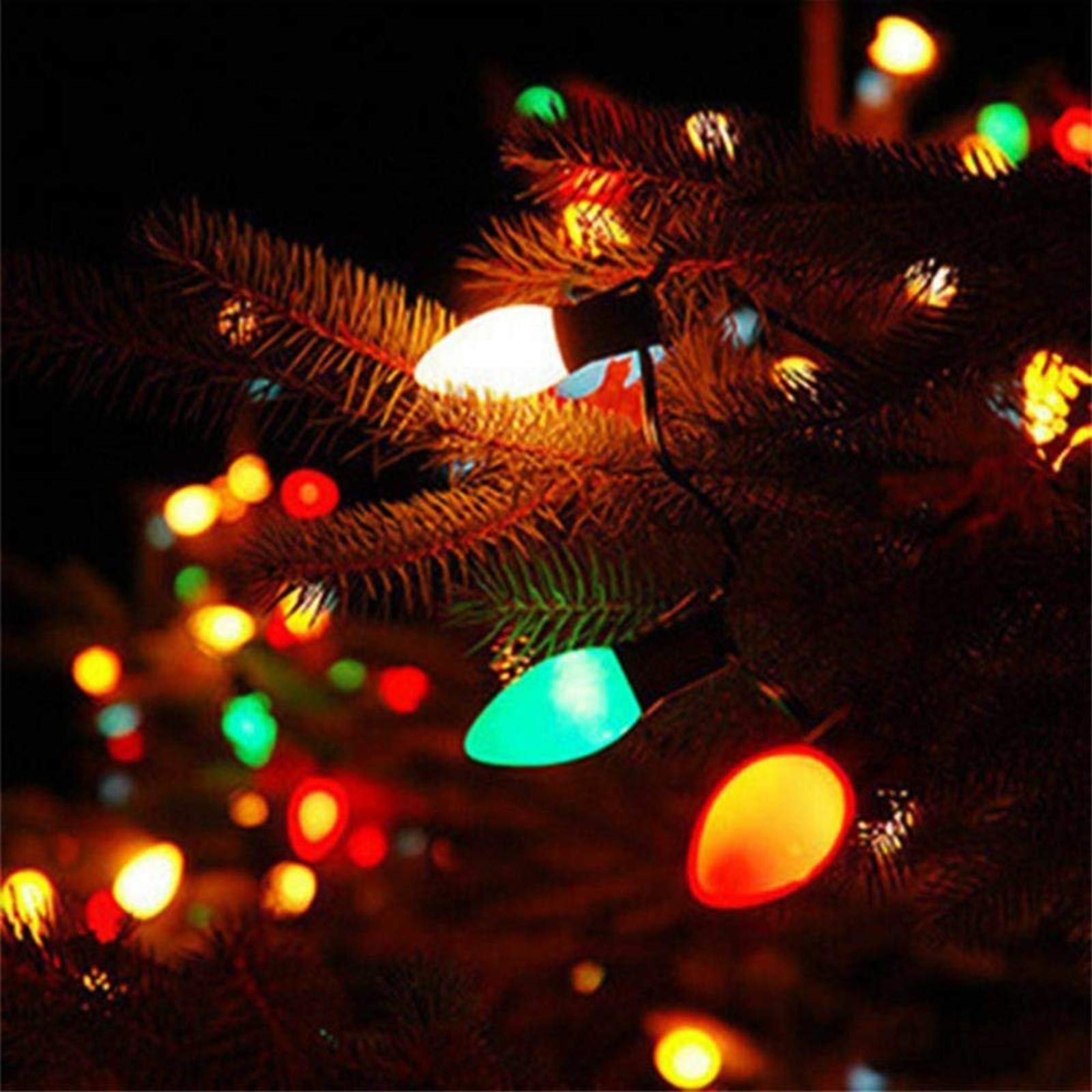 GOOTHY connectable 25 ft string lights to light large areas.
