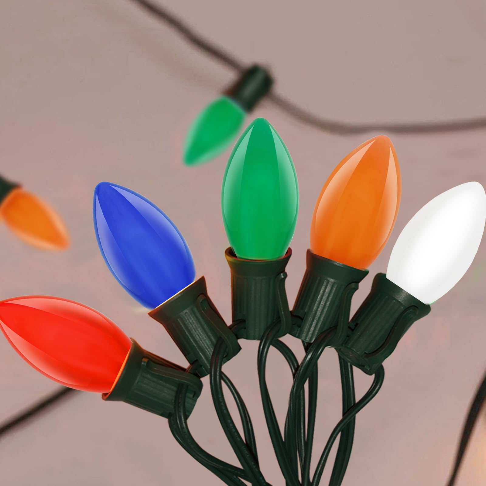 GOOTHY C9 lights ideal for rooflines, gardens, and party spaces with vintage charm.