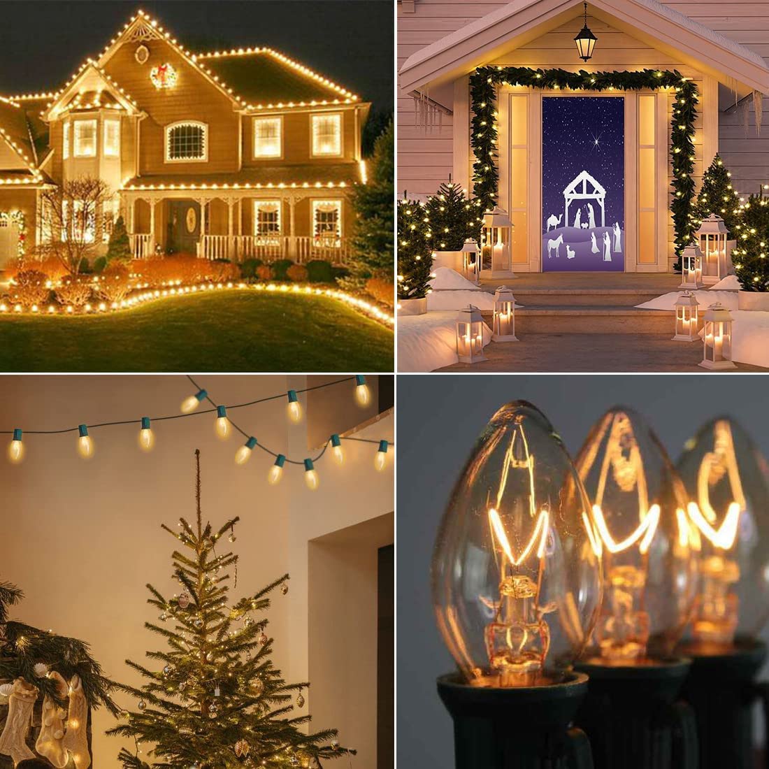 GOOTHY lights along rooflines and railings for festive outline