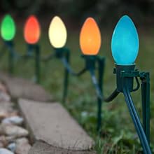 Goothy bulbs ideal for roofs, trees, and window decor