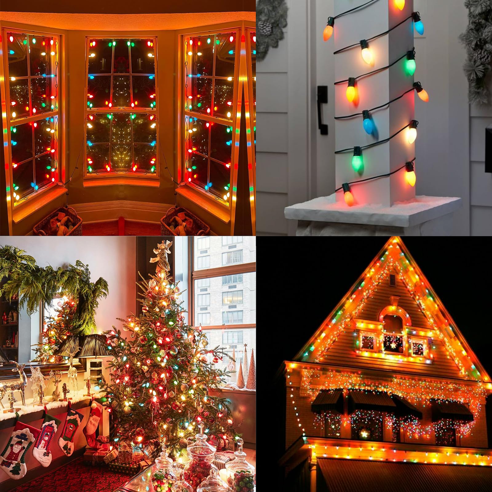 GOOTHY UL-listed outdoor lights safe for year-round use.