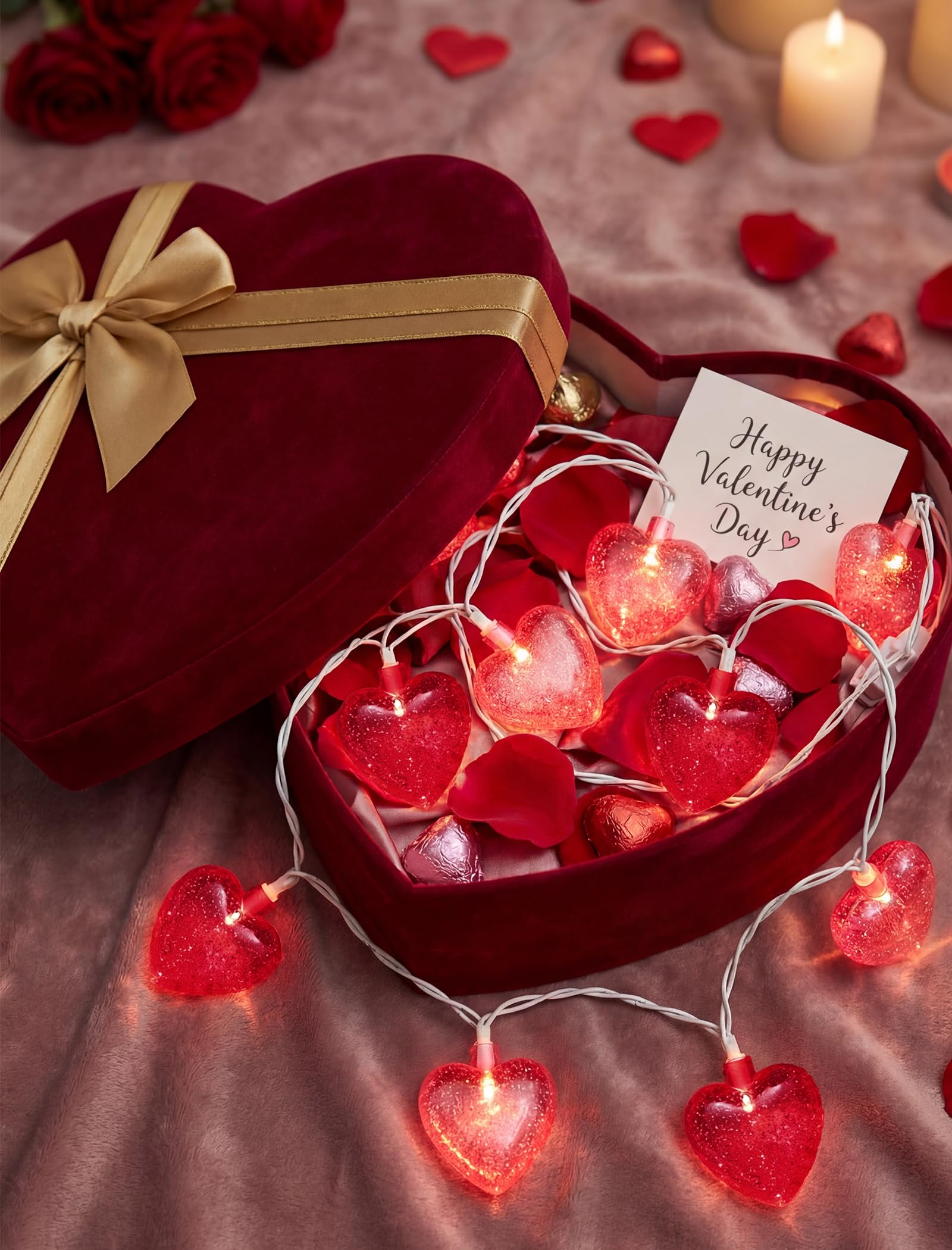 GOOTHY Valentine lights deliver gentle romantic glow for celebrations