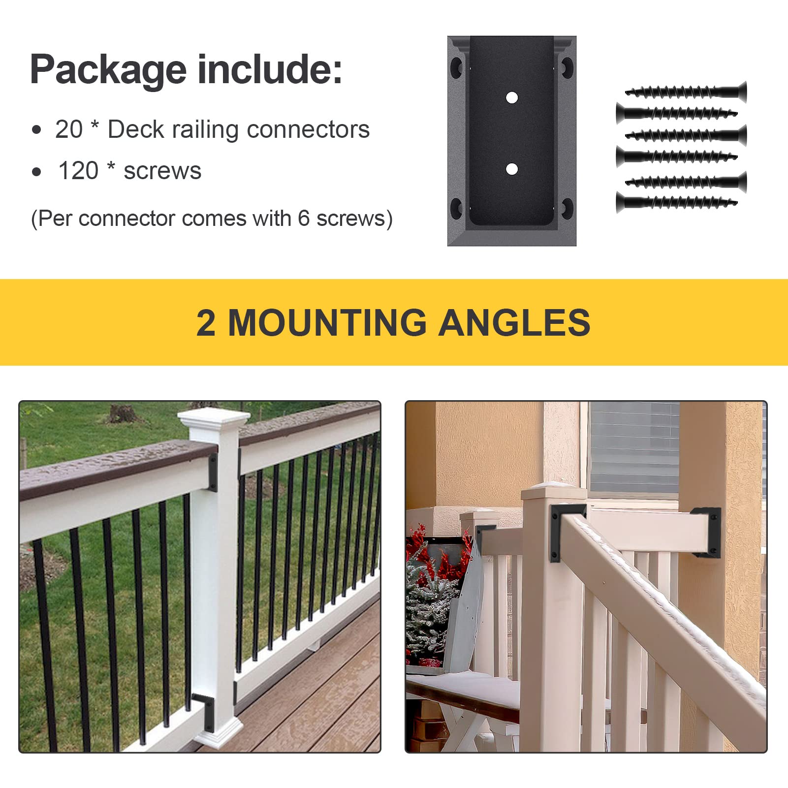 Goovilla 2x4 deck bracket demonstrates easy, fast installation with a drill.