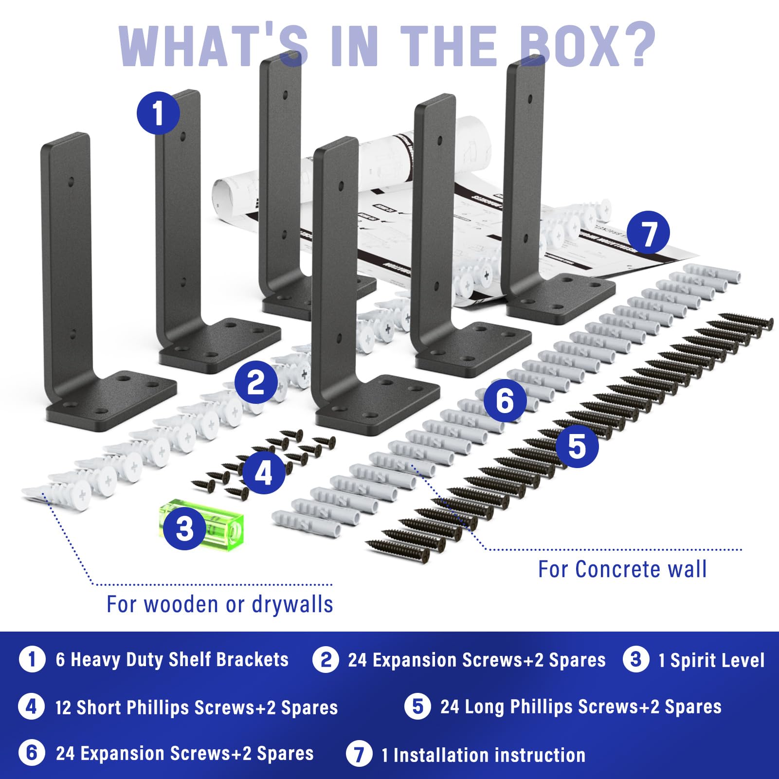 Goovilla brackets in kitchen and living room setup for reliable shelving.