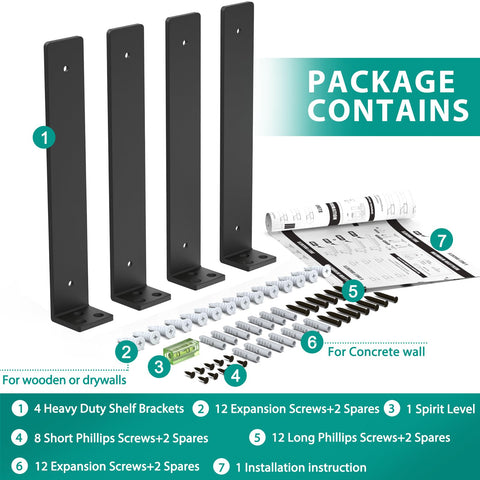 Goovilla brackets provide versatile storage and display.