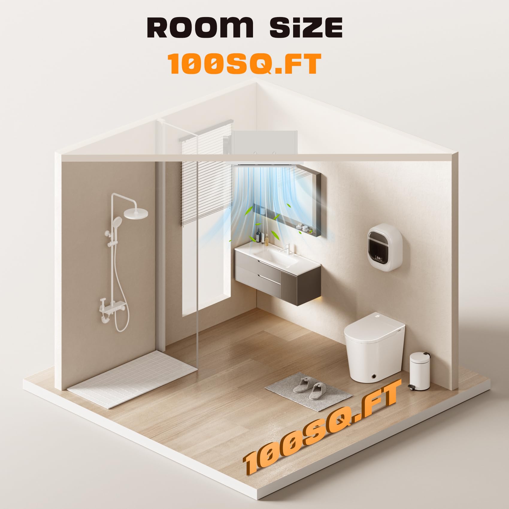 Gopper fogless mirror feature image helps prevent mirror steaming after showers