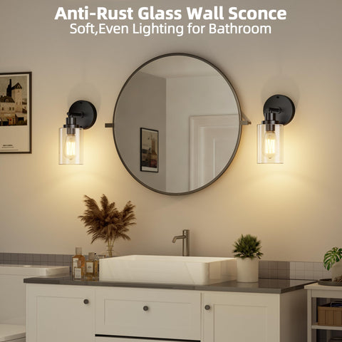 GORDNWE 1-light sconce with E26 base for LED or incandescent bulbs