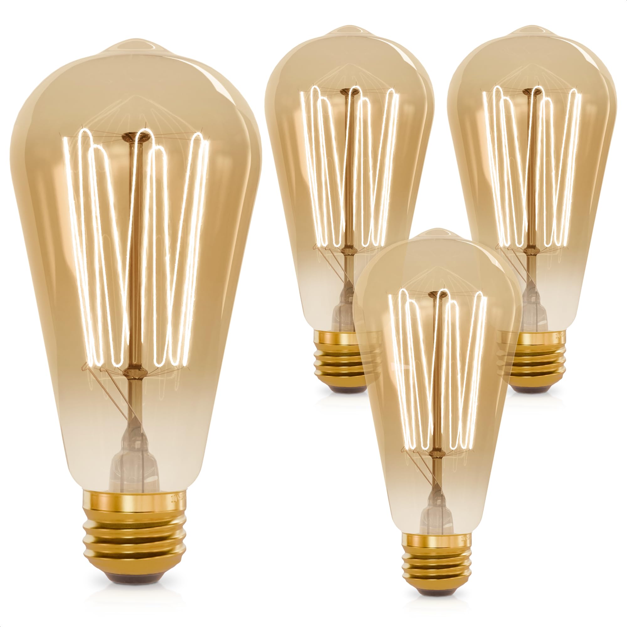 Gordon and Bond amber Edison 60W bulb – vintage warmth for fixtures