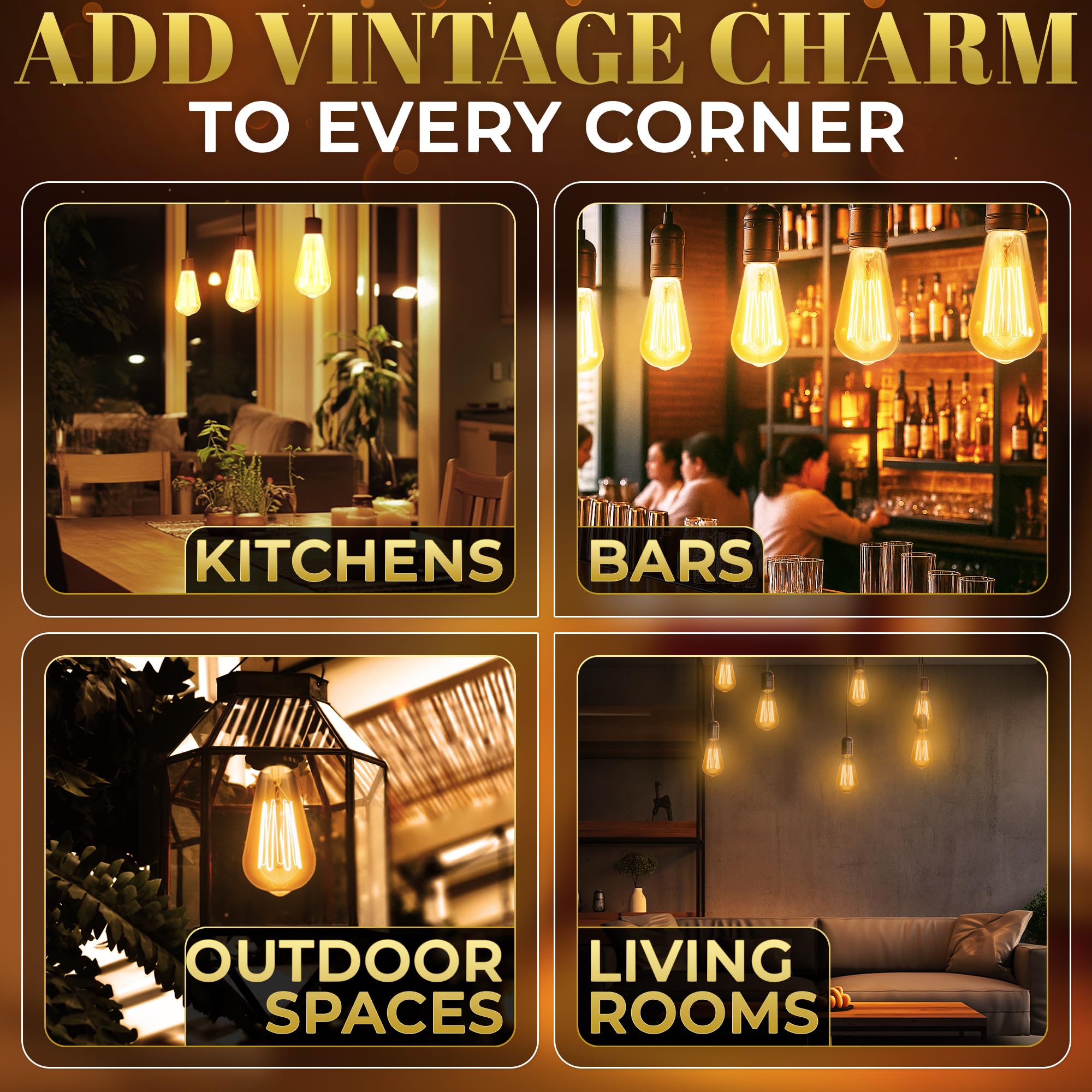 Gordon and Bond chandelier lighting with warm amber glow