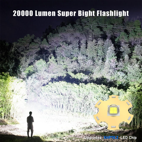 Goreit G1476 beam-throw focuses light up to long distances for outdoor night hikes.