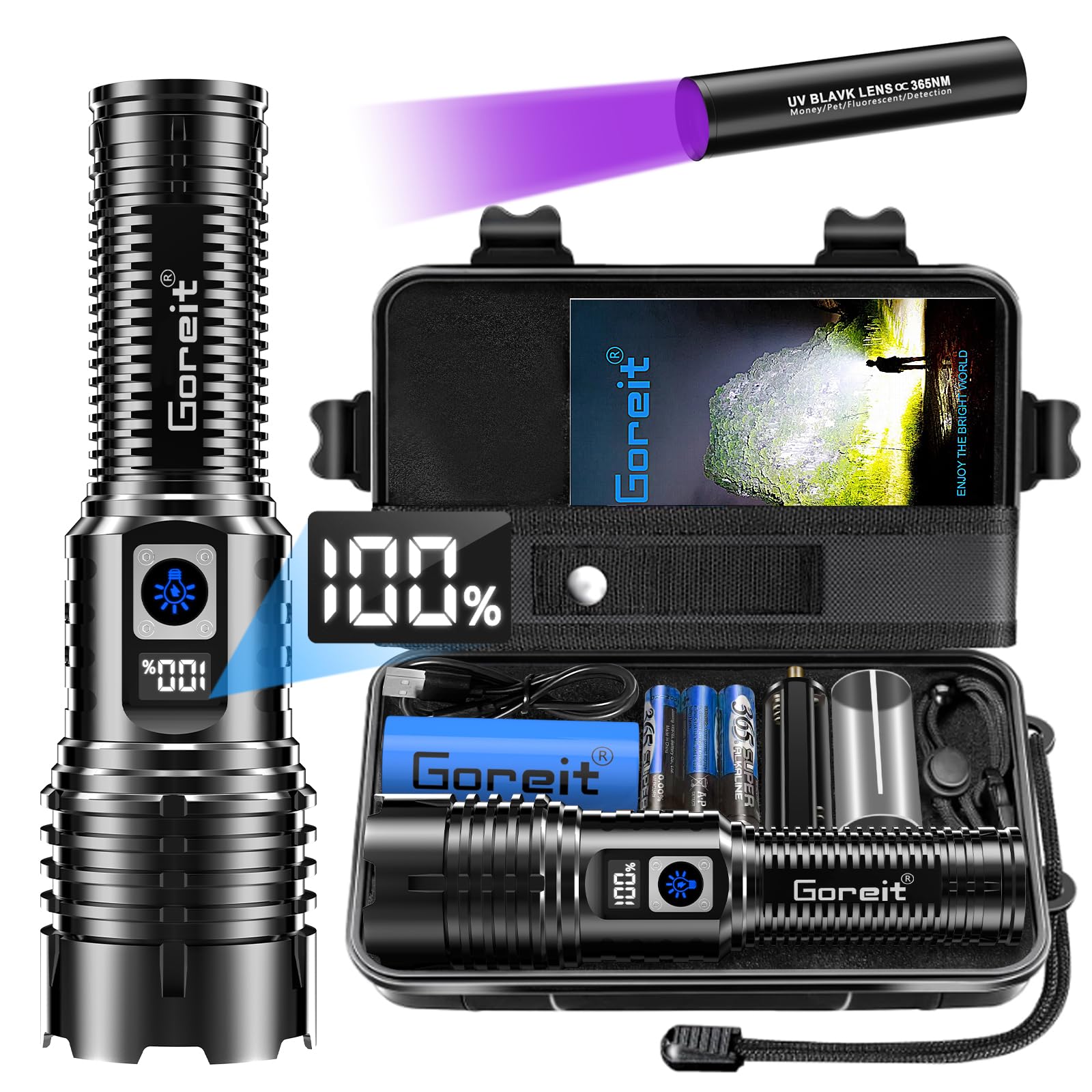 Goreit G1695 front view for rugged outdoor use and quick access.