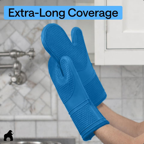 GORILLA GRIP Aqua grill use mitt in kitchen tasks