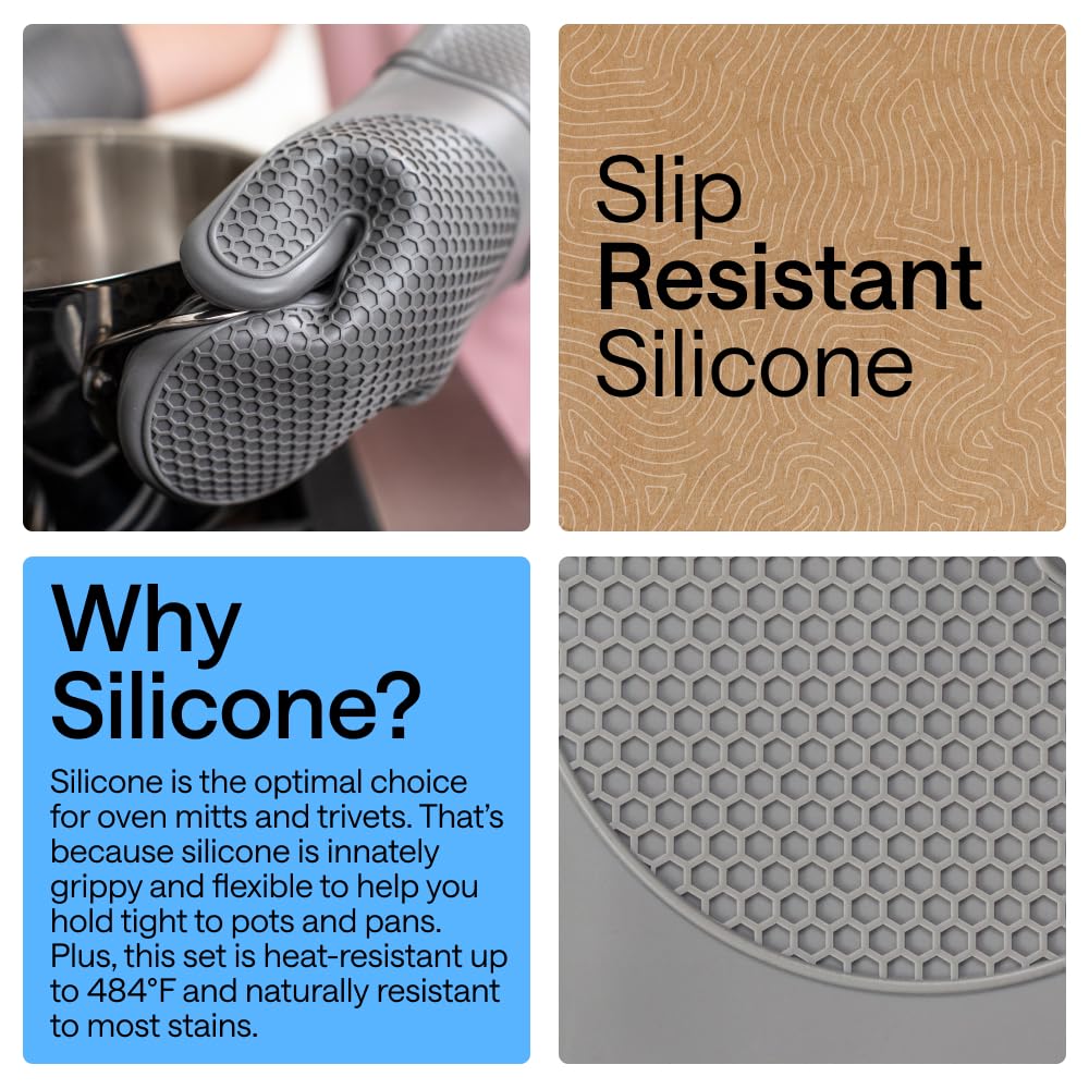 GORILLA GRIP BPA-free silicone ensures safe direct contact with food.