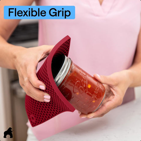 GORILLA GRIP trivets are dishwasher-safe for quick cleanup