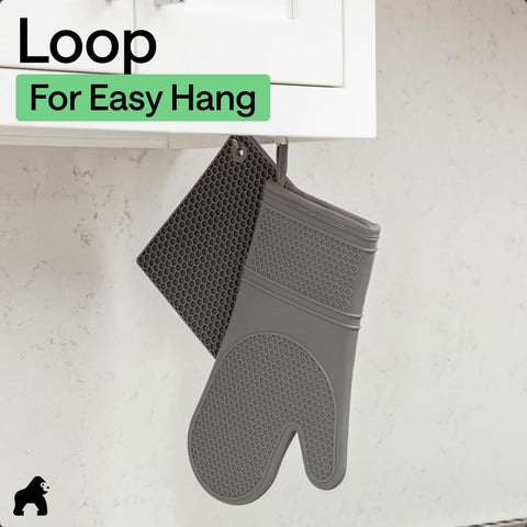 GORILLA GRIP dishwasher-safe trivets simplify cleanup after cooking.