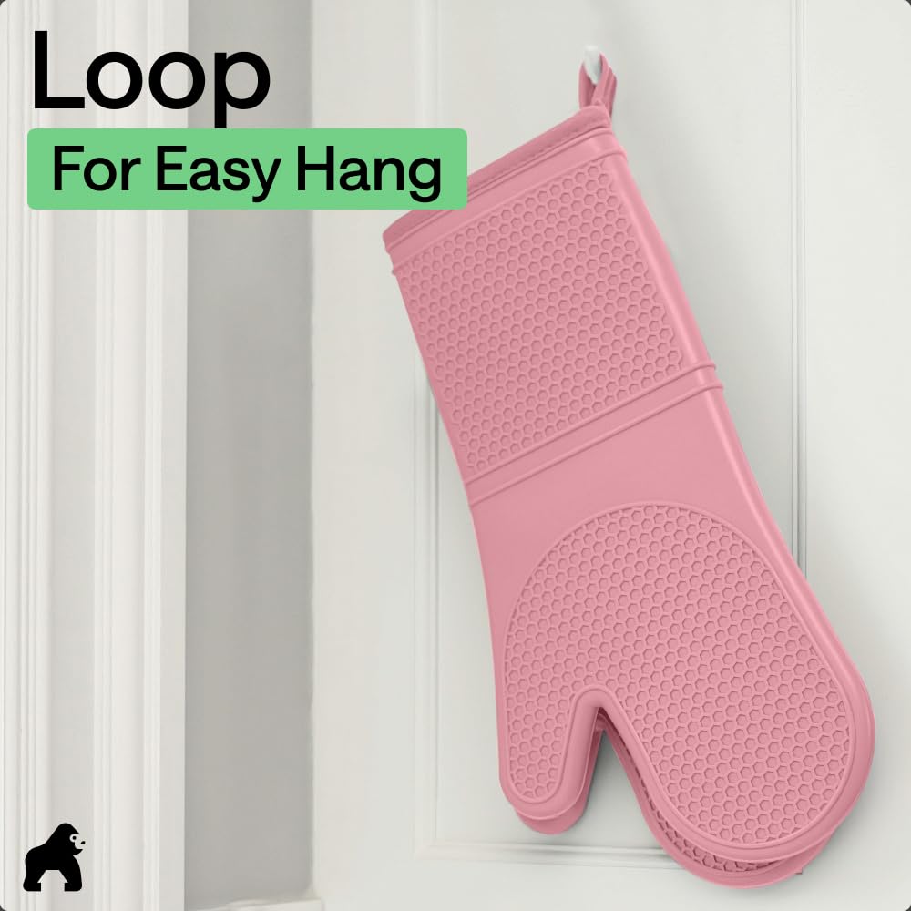 Gorilla Grip mitts are easy to care for and quick to rinse clean after use.
