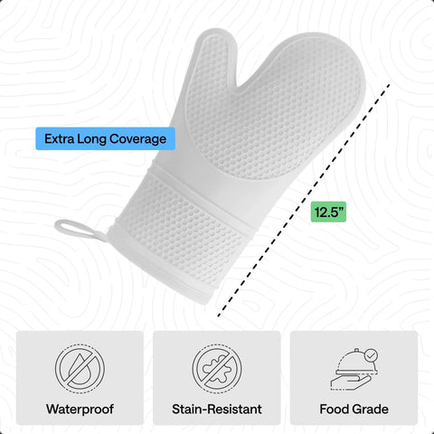 Gorilla Grip oven mitts are BPA-free and food-grade for safe cooking.
