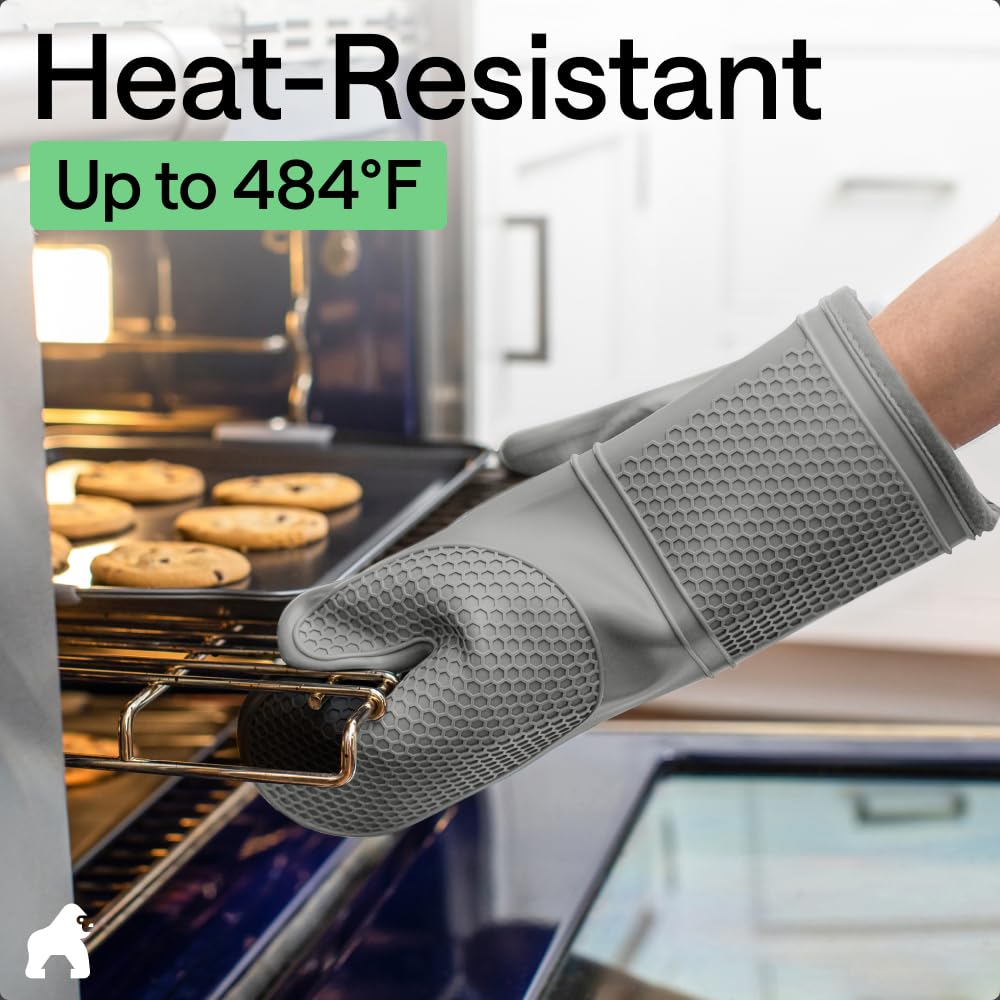 GORILLA GRIP honeycomb texture enhances grip while remaining flexible