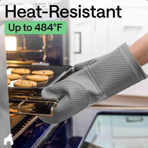 GORILLA GRIP honeycomb texture enhances grip while remaining flexible