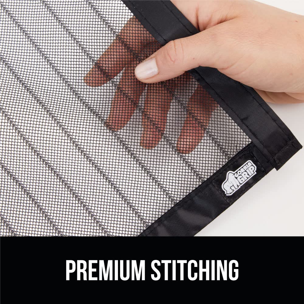Gorilla Grip no-damage installation demonstrating residue-free removal