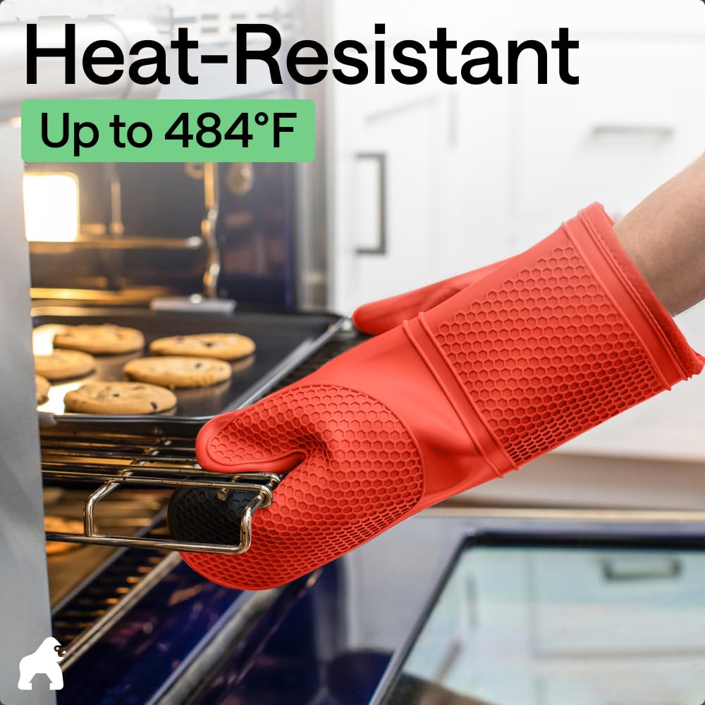 Heat protection up to 484°F supports grilling and oven use