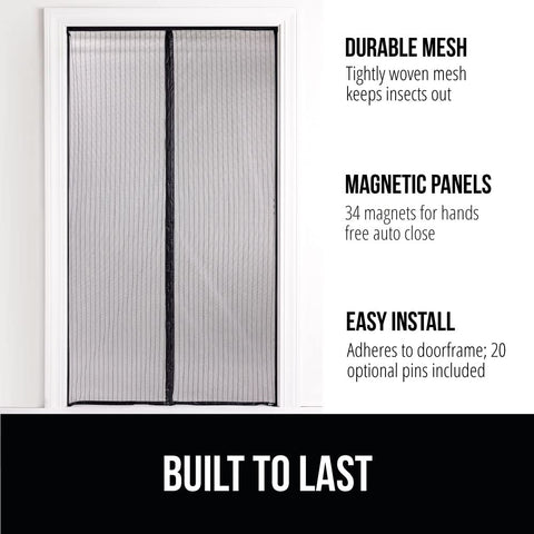 Gorilla Grip screen door hands-free entry for people and pets
