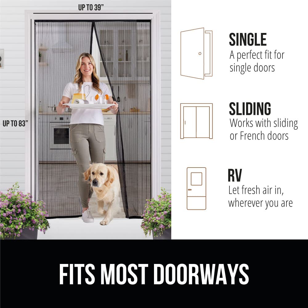 Gorilla Grip 39x83 doorway fit showing size compatibility