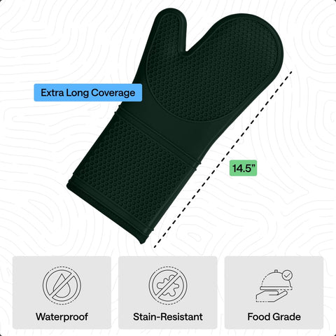 Gorilla Grip silicone is food-grade and safe for direct food contact