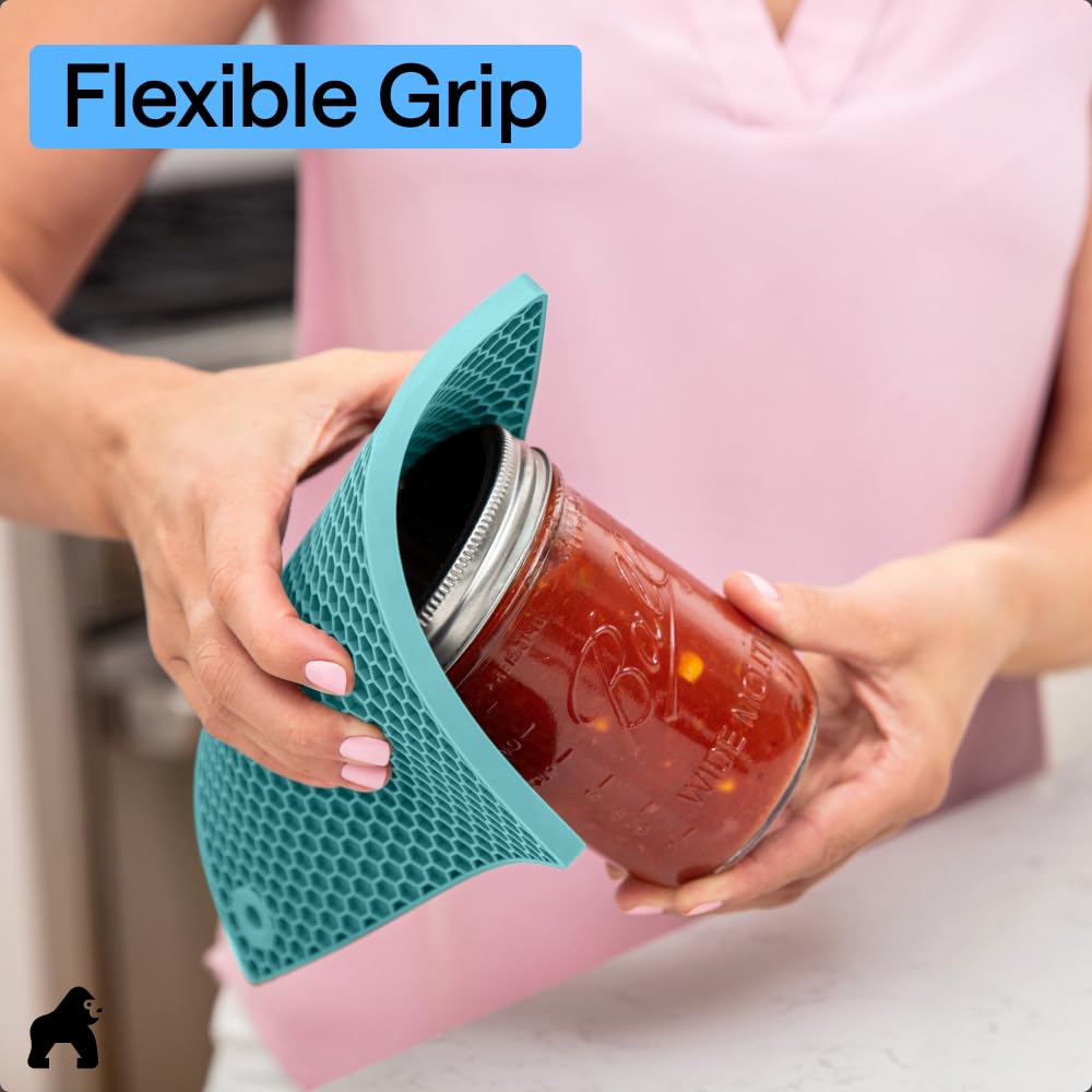 Gorilla Grip thick cotton lining adds comfort inside flexible silicone