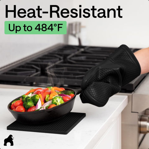 Gorilla Grip trivets placed on counter protect surfaces from hot pots.