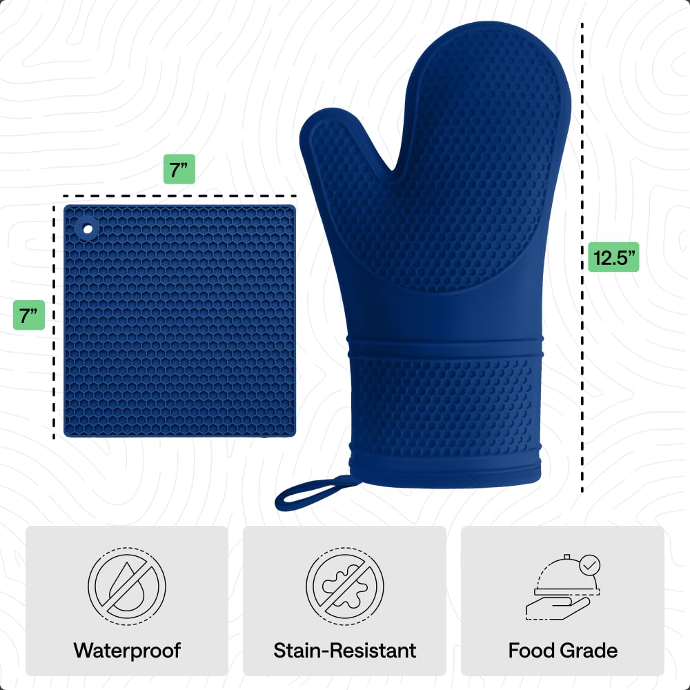 Gorilla Grip waterproof silicone set cleans easily after spills