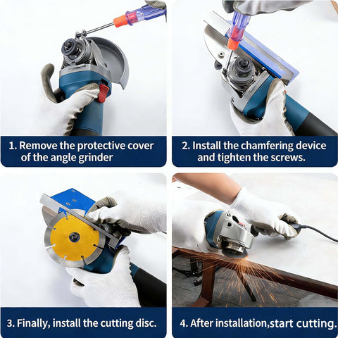 GOROBU on-site tile work kit for quick bevels and edge finishing.