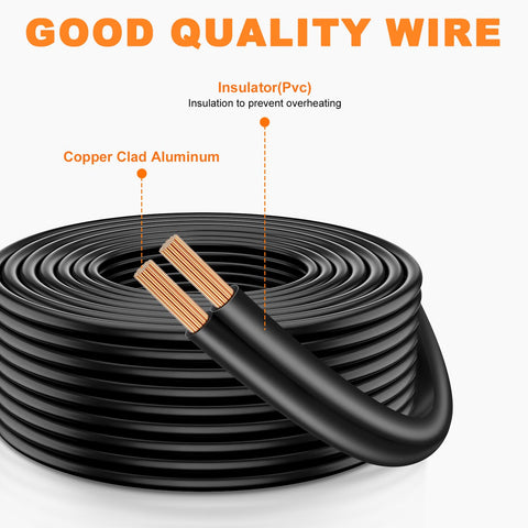 GOSDENG CCA conductor close-up highlighting lighter, flexible wiring for easier layout.