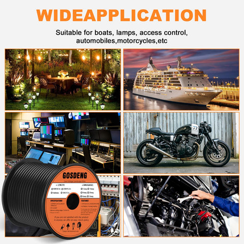 GOSDENG direct burial wire simplifies outdoor landscaping projects.
