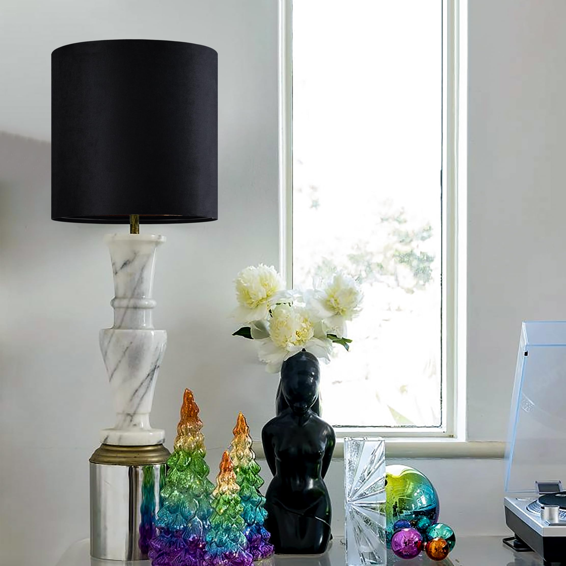 GO&amp;SO 10x10x10 inch shade elevates bedside ambience