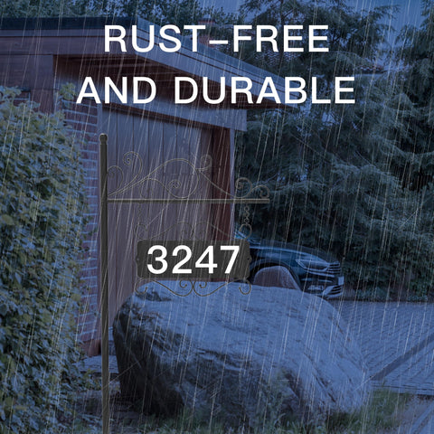 GOSUNWEY four-number set (0–9) helps precise address display.
