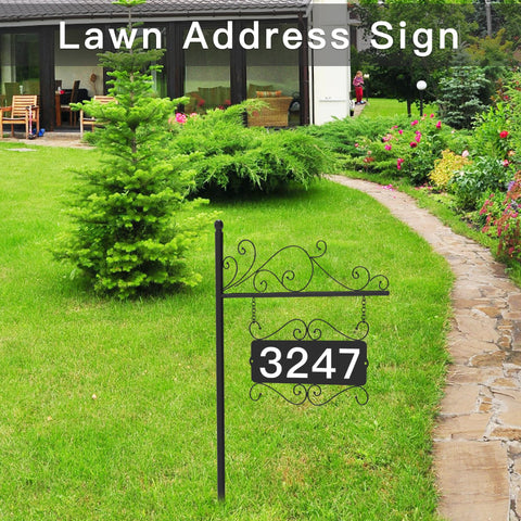 GOSUNWEY DIY-friendly number stickers let you customize your address.