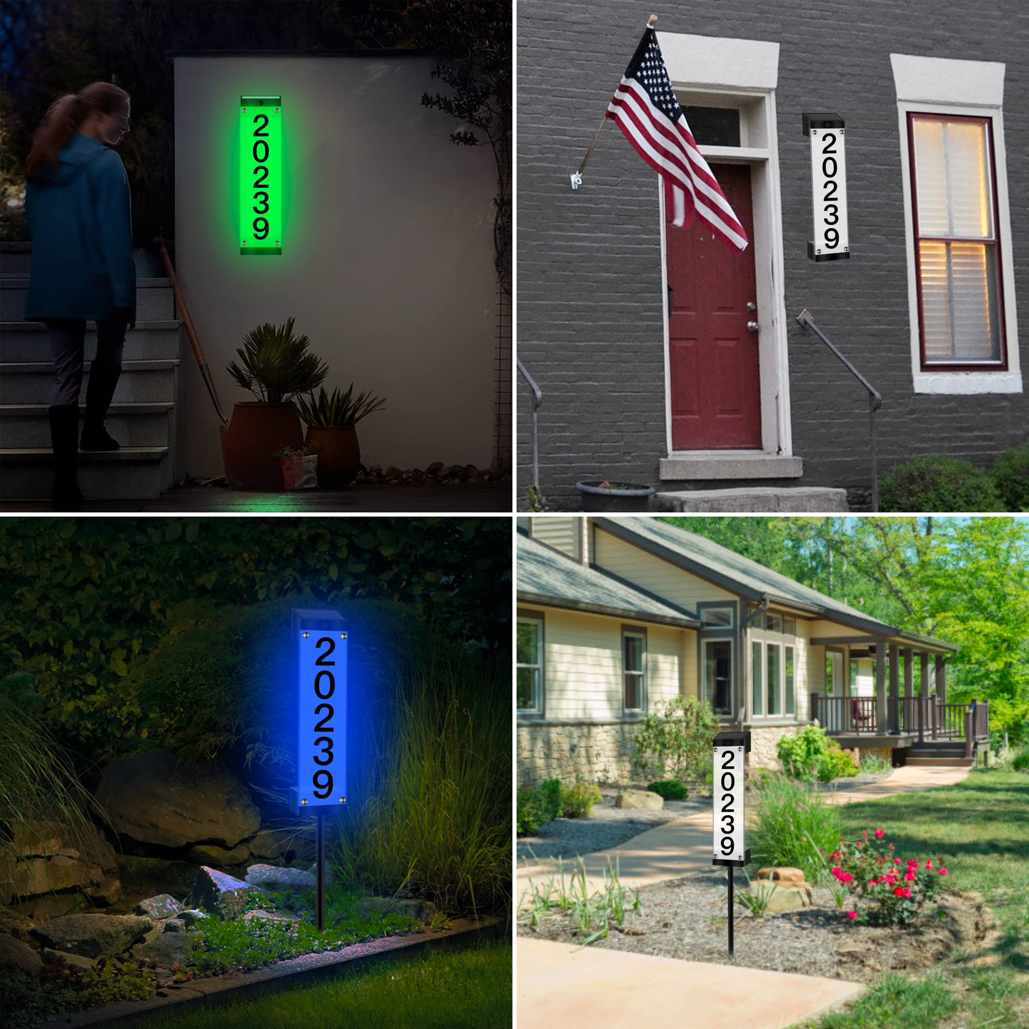 GOSUNWEY sign installs outdoors and withstands rain, snow, and heat