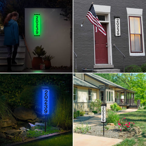 GOSUNWEY sign installs outdoors and withstands rain, snow, and heat