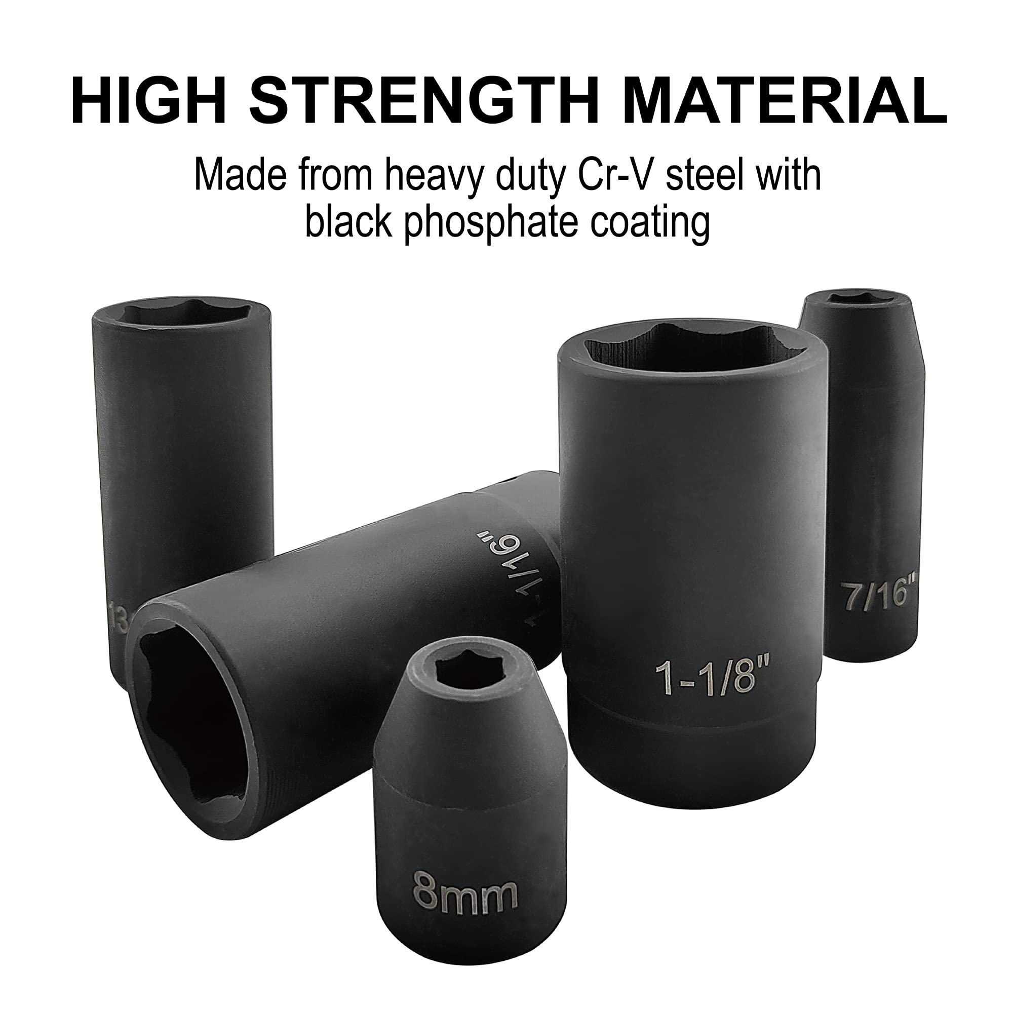 GOSWIFT extension bars in 3, 5, and 10 inches expand reach.