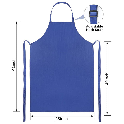 Gotega blue dishwashing apron highlighting easy wipe-clean surface for dish duties