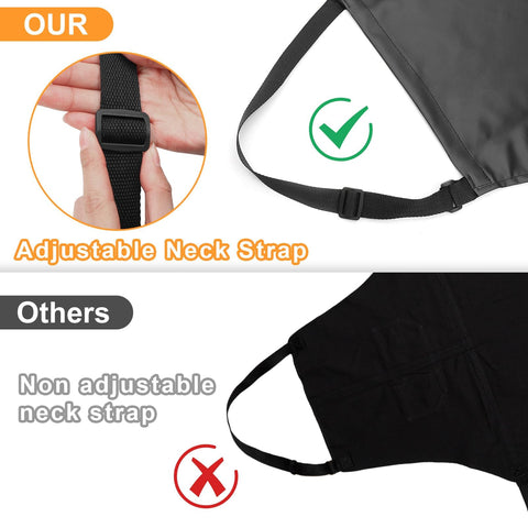 Gotega 40-inch long apron providing extended coverage