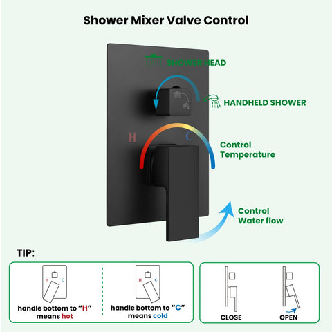 Gotonovo 16-inch shower arm extends rainfall coverage for full immersion