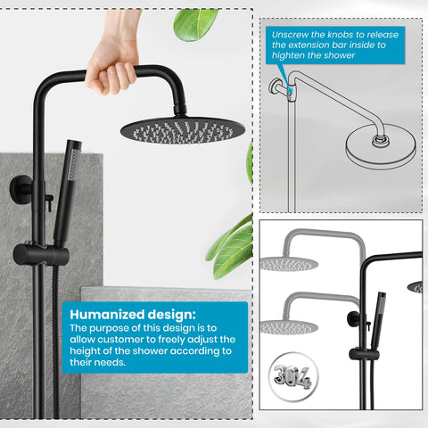 gotonovo 59-inch handheld hose offers extended reach for rinsing