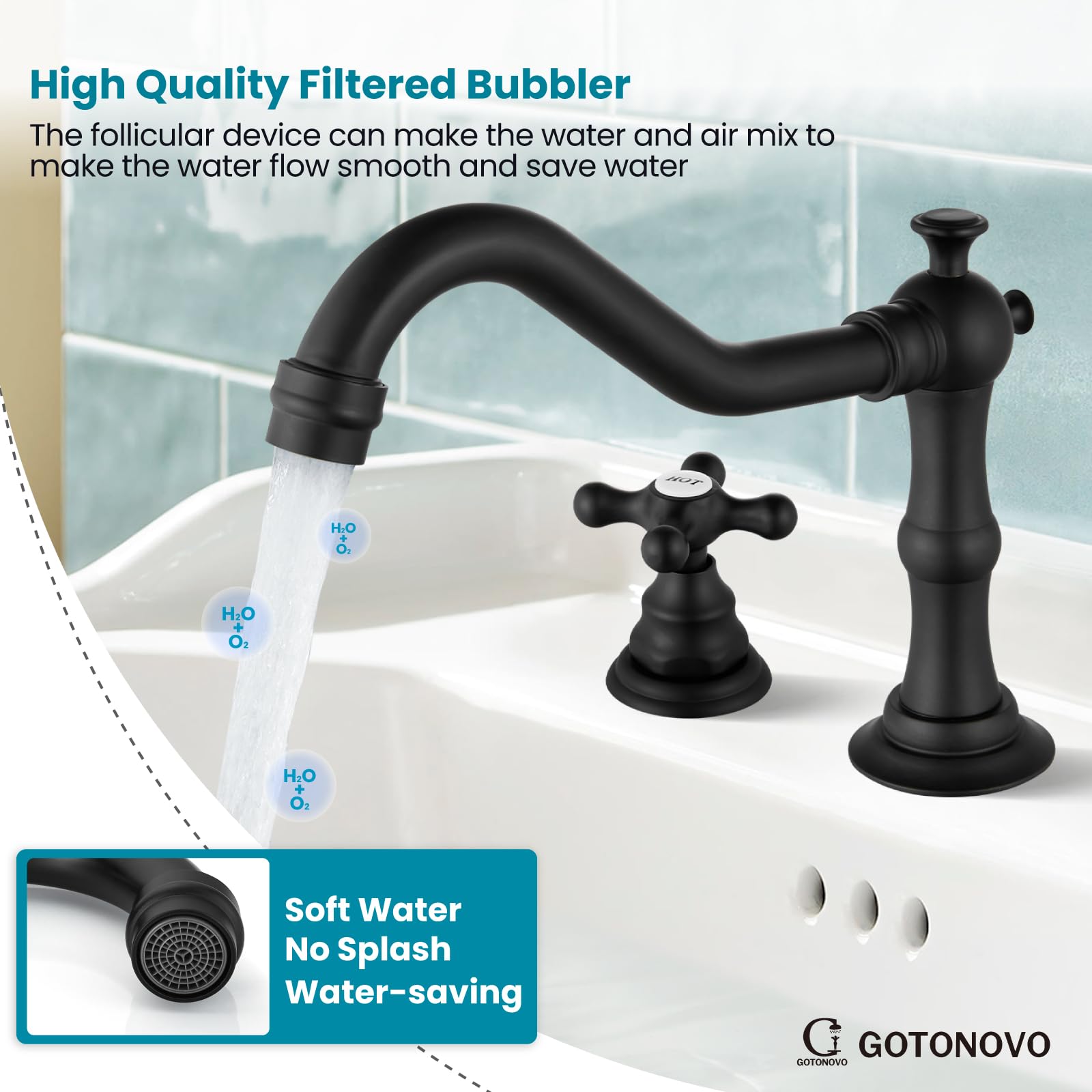 Gotonovo ceramic valve ensures smooth operation
