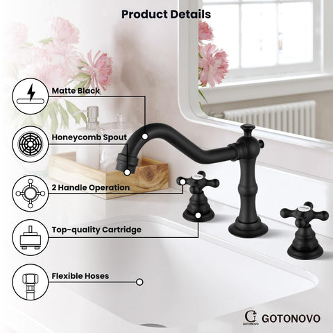 Gotonovo installation manual with faucet body and fittings