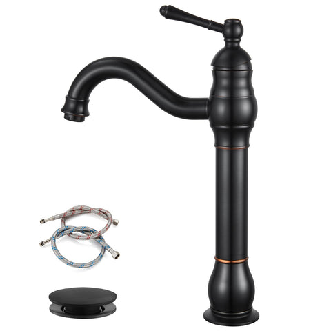 Gotonovo faucet in oil rubbed bronze finish combines durability with classic style.